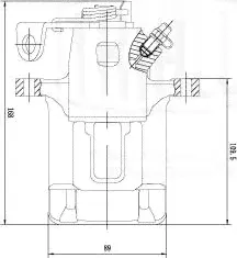 Тормозной суппорт Trialli задний левый для Volkswagen Bora 1998-2013. Артикул CF 002123-0