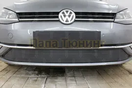 Защита радиатора Volkswagen Golf VII 2017- black
