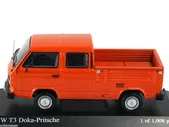 Масштабная модель Volkswagen Transporter T3 DOKA 1983 пикап с двойной кабиной оранжевый лучшая цена!