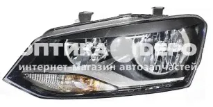 POLO {SEDAN 15- (H7/H7} фара левая с корректором (хэтчбэк) (Китай) для VOLKSWAGEN POLO-0