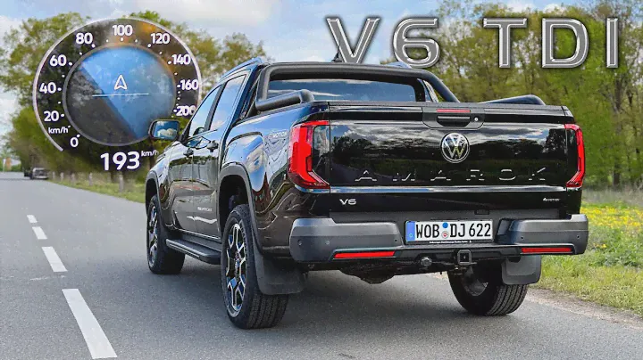 NEW! VW Amarok V6 TDI (241 hp)| 0-194 km/h acceleration🏁