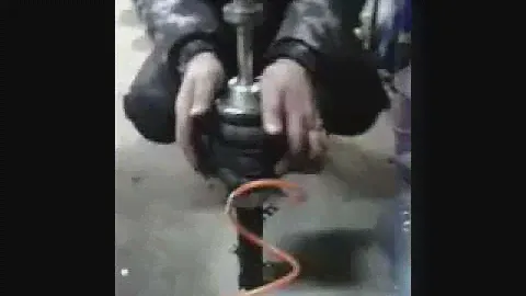 Пневмо стойка гольф 4