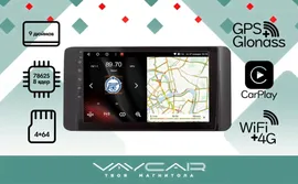 Магнитола Vaycar 09VO4 для VOLKSWAGEN POLO 2020+ (Андроид, 4+64Гб)