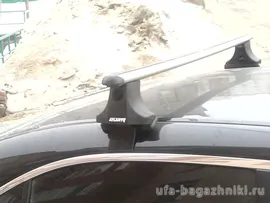 Багажник на крышу Volkswagen Passat B6, Атлант, аэродинамические дуги