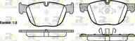 Тормозные колодки RoadHouse передние для Volkswagen Tiguan I 2015-2018. Артикул 21297.00
