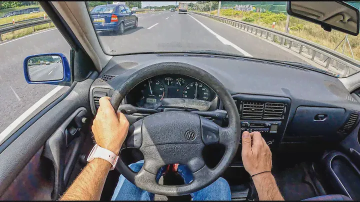 1999 Volkswagen Polo [1.6 i 75HP] | POV Test Drive #1299 Joe Black