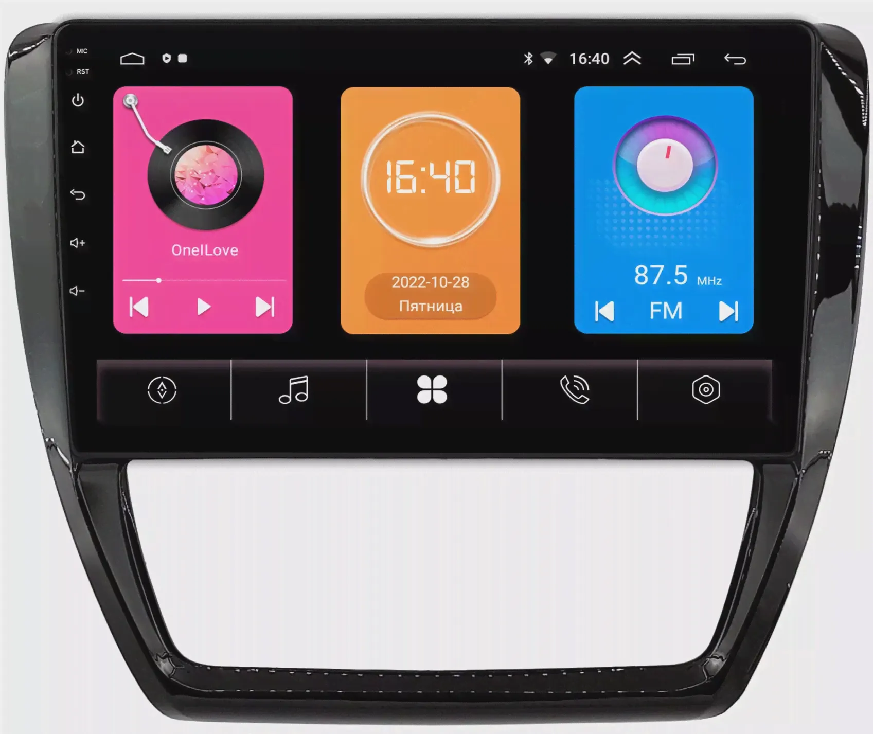 Магнитола Volkswagen Jetta 6 2011-2018 - OEM GT10-043 на Android 10, 2Гб-16Гб