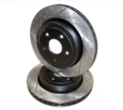 PDS.33080 PDS.33079 R1 CONCEPTS Тормозные диски - Premium Series - передние сквозная перфорация/насечки Volkswagen Touareg 330мм (пара)