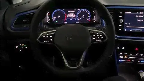 Сенсорный мультируль R-line с обогревом. VW T-Roc Style 2019.