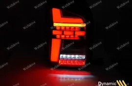 Фонари задние Volkswagen T5 03-09 LED черные