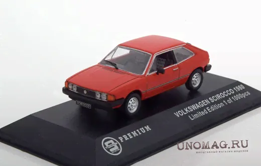 1:43 VOLKSWAGEN Scirocco (1980), red. Triple 9 ( - 1:43)-0