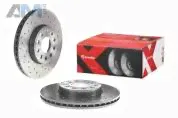 Передние перфорированные тормозные диски BREMBO 09.9145.1X для Volkswagen Taos (2020-2023)