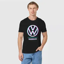 Футболка Значок Volkswagen в стиле glitch