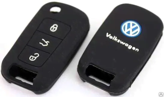 Силиконовый чехол для ключа Volkswagen (02)-0