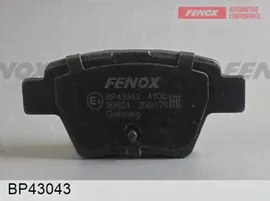 Тормозные колодки Fenox задние для Volkswagen Tiguan I 2007-2018. Артикул BP43043