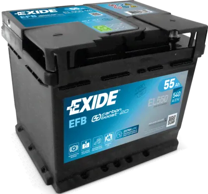 Аккумулятор Exide EFB для Volkswagen Bora 1998-2005. Артикул EL550