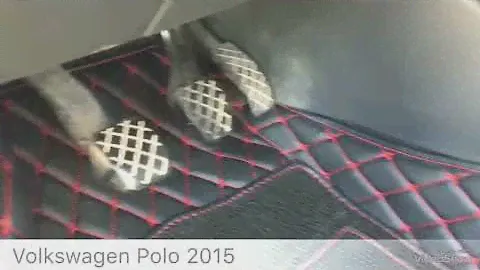 3д коврики из экокожи в салон Volkswagen Polo 2015