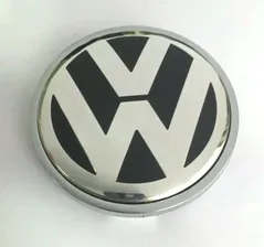 Заглушка (колпачок) на литой диск VOLKSWAGEN хром (черный) D60/D54.