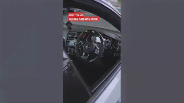 Golf 7.5 GTI Carbon Fiber Steering Wheel
