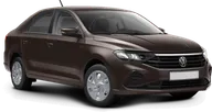 Volkswagen Polo в цвете Красный