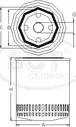 Масляный фильтр SCT-Germany для Volkswagen Passat B5 1996-2005. Артикул SM 111