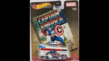Unboxing / Liberando Capitain America Volkswagen T1 Drag Bus Hot Wheels