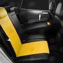 Автомобильные чехлы Volkswagen Touran с 2014-2019 компактвэн желтый экокожа VW28-0704-EC31