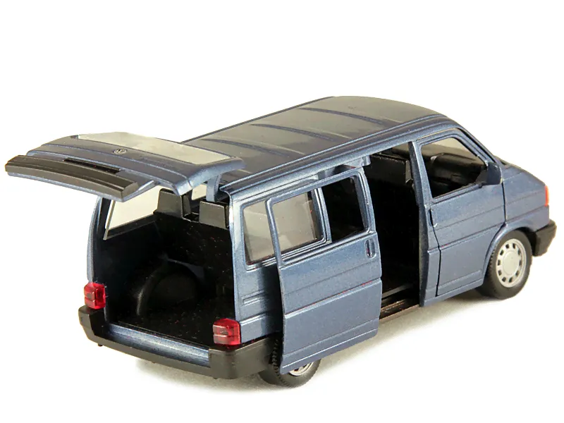 Масштабная модель Volkswagen Caravelle T4 серо-синий мет. лучшая цена!-2