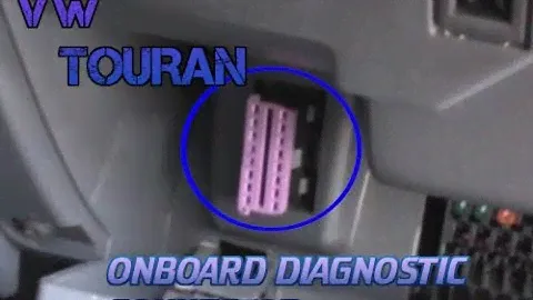 VW Touran OBD location