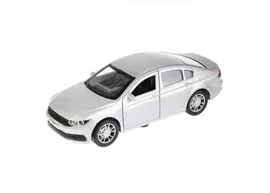 Металлическая машинка Volkswagen Passat, серая, 12 см