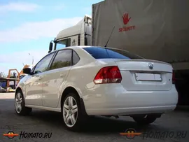 Лип-спойлер для Volkswagen Polo Sedan 2010+/2015+