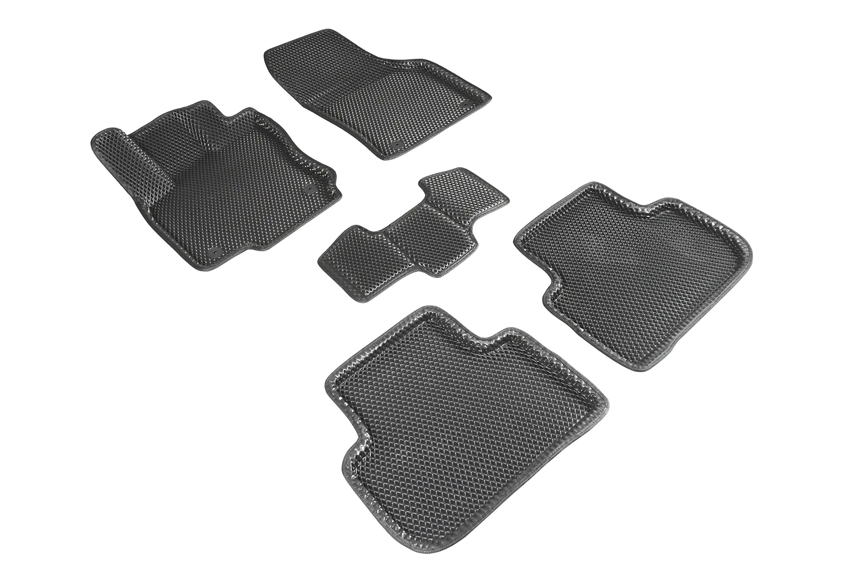 Коврики EVA 3D ромб для Volkswagen Tiguan II 2017-н.в.