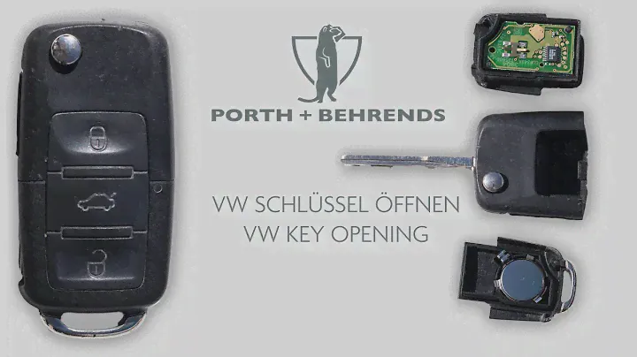 VW SCHLÜSSEL ÖFFNEN/VW KEY OPENING
