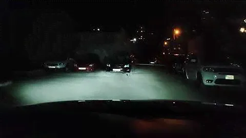 VW Jetta 6 2.5 USA как светят LED лампы ближнего света