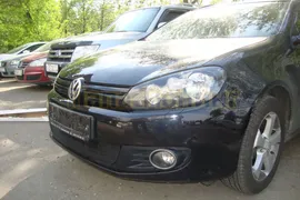 Защита радиатора Volkswagen Golf VI 2008-2012 black