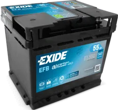 Аккумулятор Exide EFB для Volkswagen Bora 1998-2005. Артикул EL550