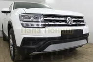 Защита радиатора Volkswagen Teramont 2017- chrome низ