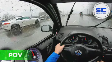 VW Lupo 1.4i 75Hp POV Test Drive on ROAD #2