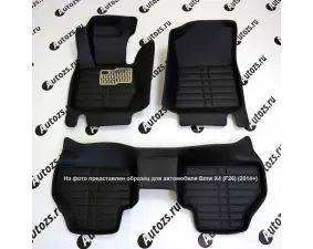 Кожаные 3D коврики Autozs Alfa для Volkswagen up! Хэтчбек 3 дв. (2011+)-0