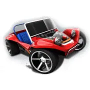 Коллекционная модель автомобиля Volkswagen Beetle - HW Workshop 2014, белая, Hot Wheels, Mattel [BFD65]-1