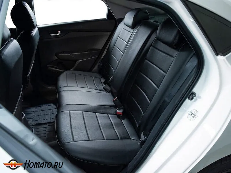 Чехлы на сиденья Volkswagen Tiguan II 2017-/2021- | экокожа, Seintex-1