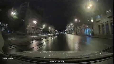Ночная съемка с видеорегистратора Axiom VW Tiguan