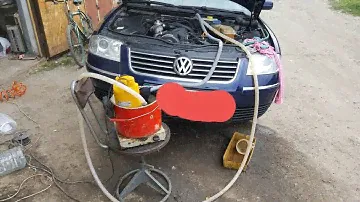 промывка радиатора Passat B5 плюс. когда дует холодный воздух что делать ?