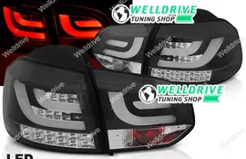 Фонари задние Volkswagen Golf 6 08-12 Led черные
