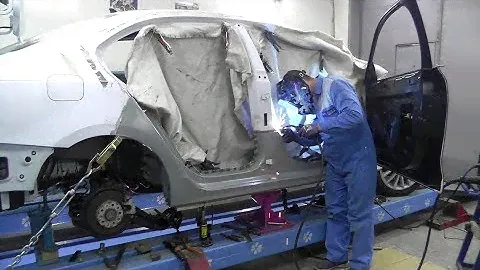 Jetta. Порог. Сварочные работы.