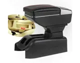 Подлокотник для Volkswagen Bora c USB красная строчка