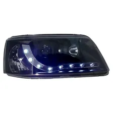 Оптика альтернативная передняя Volkswagen T5 (2003-...) чёрная