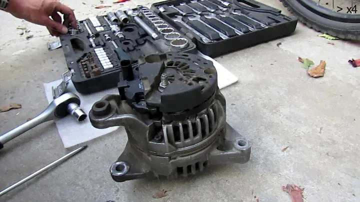 vw passat b5+ 1.8t generator замена реле напряжения. Как снять генератор. высокий уровень напряжения