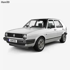 Volkswagen Golf Mk2 5-door 1983 3D model