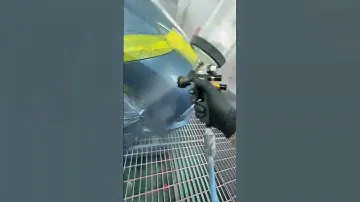 как красить локально без оклейки под переход лака#малярка
